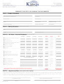 Form Do-41 - Request For Copy Of Kansas Tax Documents - 2014