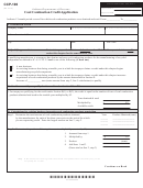 Form Ccp-100 - Coal Combustion Credit Application