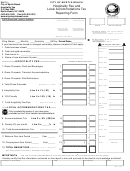 Hospitality Fee And Local Accommodations Tax Reporting Form - City Of Myrtle Beach