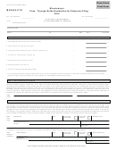 Form Ms8453-pte - Pass - Through Entity Declaration For Electronic Filing - 2014