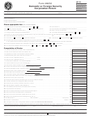 Form 355sc - Domestic Or Foreign Security Corporation Return - 2010 Printable pdf