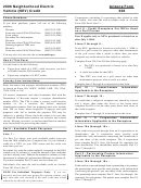 Form 328 Instructions - 2006 Neighborhood Electric Arizona Form Vehicle (nev) Credit - Arizona