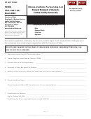 Form Upa-1003-(d) - Renewal Statement Of Domestic Llp - Illinois Uniform Partnership Act