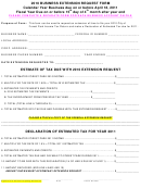 Business Extension Request Form 2010