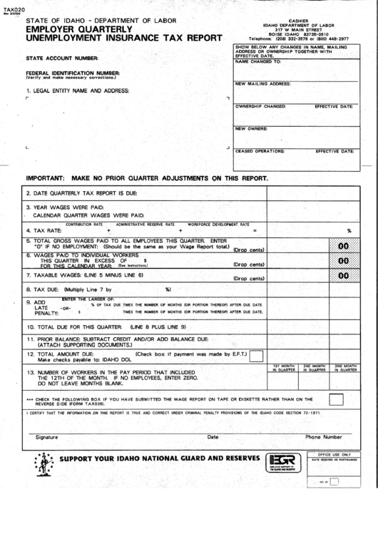 texas state unemployment tax form