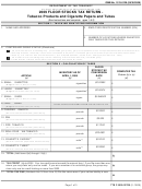Form Ttb F 5000.28t09 - Floor Stocks Tax Return - Tobacco Products And Cigarette Papers And Tubes 2009