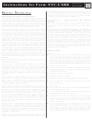 Instructions For Form Nyc-Uxrb 2006 Printable pdf