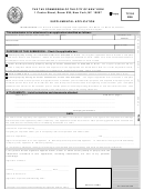 Form Tc150 - Supplemental Application - 2005