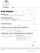 Book Report Grade Sheet