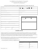 Form Otr-308 - Application For Specific Exemption From D.c. Sales And Use Tax - Government Of The District Of Columbia