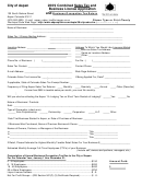 2009 Combined Sales Tax And Business License Application And Business Occupation Tax Return - City Of Aspen