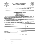 Form Ri-9465 - Installment Agreement Request Form - 2000