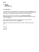 Praising Employee Input Template