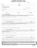 Form Dcd-0093 - Referral For Child Care Children With Special Needs