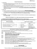 Instructions For Form Rd-109 - Wage Earner Return - 2008