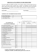 Arkansas Attachment To Irs Form 990ez - Office Of The Attorney General