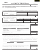 Form N-11/n-13/n-15 - Schedule X - Tax Credits For Hawaii Residents - 2008