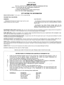 Instructions For City Income Tax Return Form