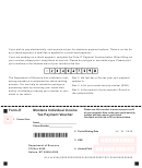 Form-it - Montana Individual Income Tax Payment Voucher - 2010