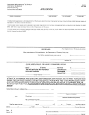 Form Inh-3x - Application/certificate - Inheritance Tax Section - 1991