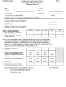 Form Tol 2210 - Statement And Computation Of Penalty And Interest For Underpayment Of Estimated Toledo Tax - 2010