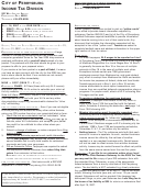 Estimated Tax Worksheet - City Of Perrysburg Income Tax Division 2006 Printable pdf