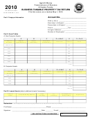 Business Tangible Property Tax Return Form - 2010