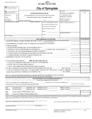 Form Br - Income Tax Return - City Of Springdale - 2010