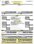 Income Tax Return Form - City Of Springfield - 2010