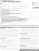 Form St-44 - Illinois Use Tax Return - 2005