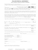 Trailer Rental Agreement Template - Taos Climate Controlled Self Storage