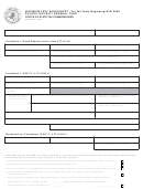 Fillable Form Sfn 24754 - Maximum Levy Worksheet - For Tax Years Beginning With 2009 Printable pdf