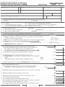 Fillable Form 540nr - California Nonresident Or Part-Year Resident Income Tax Return - 2008 Printable pdf