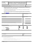 Form 2587 - Application For Special Enrollment Examination - Department Of The Treasury - 2005