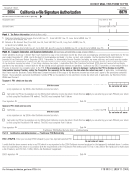 Form 8879 - California E-file Signature Authorization - 2004