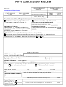 Form Obm 4500 - Petty Cash Account Request -ohio