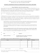 Consent And Request For Law Enforcement And Agency Records Form - Douglas County Social Services Department