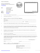 Articles Of Incorporation Form For Domestic Religious Corporation Sole - Montana Secretary Of State Printable pdf