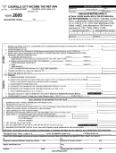 Form R - Canfield City Income Tax Return December 2003 Printable pdf