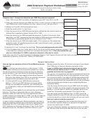 Form Ext-fid-08 - Extension Payment Worksheet - 2008