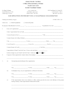 Registration Statement For A Charitable Organization Form