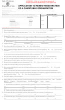 Form Ss-6007 - Application To Renew Registration Of A Charitable Organization