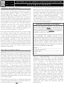 Instructions For New York City Amnesty Nonfiler Questionnaire Form - 2003