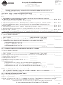 Form Montana Rcyl - Recycle Credit/deduction - 2003