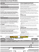 California Form 3577 (corp) - Pending Audit Tax Deposit Voucher For Corporations - 2007