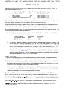 Instructions For Lafourche Parish Sales/use Tax Form