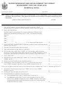 Super Research And Development Tax Credit Worksheet - 2010