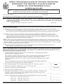 Rehabilitation Of Historic Properties Credit - Worksheet For Property Placed In Service During Tax Year Beginning In 2010 - Maine Revenue Services