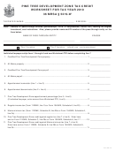 Pine Tree Development Zone Tax Credit Worksheet For Tax Year 2010 - Maine Department Of Revenue