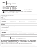 Form Ine 53-51 - Certificate Of Interest Exchange - Secretary Of State